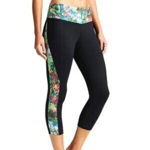 Athleta Tropical Revelation Cropped Active Workout Capri Leggings